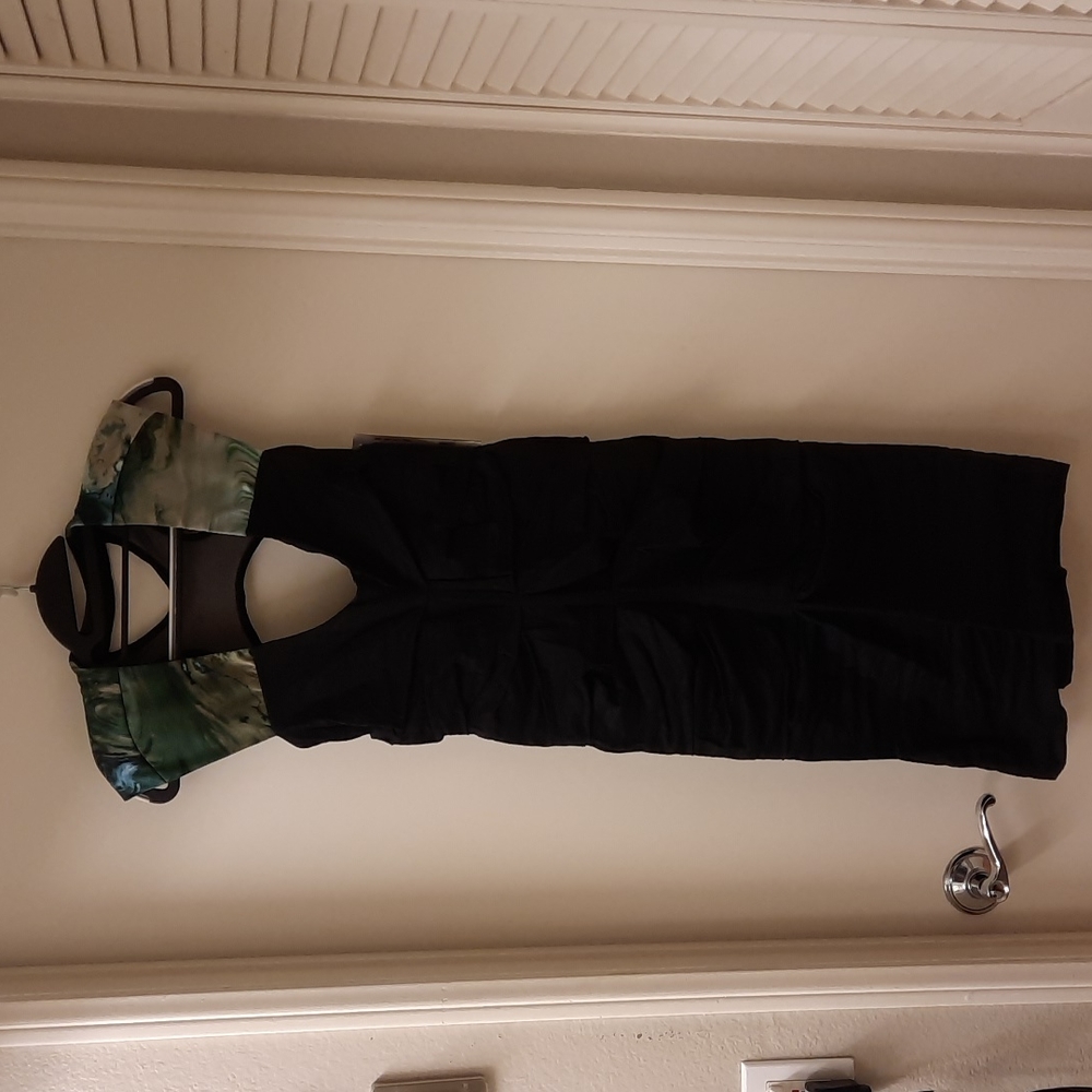 NWT, Nicole Miller Rouched Bodycon Dress